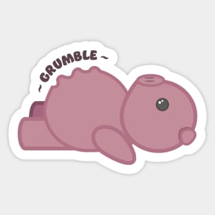 Hungry Pleasantly Plump Piggy Sticker